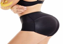 Lazawg Femmes Contrôle la culotte avec des pads à soute de hanche en amélioration de la hanche sous-vêtements Push up up Fake Fake Ocks Body Shaper 2112203469782