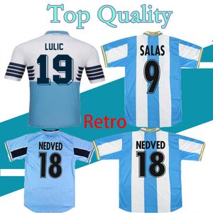 SIMEONE 1989 1990 lazio retro voetbalshirts Vintage 1991 92 95 98 99 00 01 14 NEDVED SALAS GASCOIGNE NESTA Klassiek voetbalshirt VERON CRESPO MIHAJLOVIC