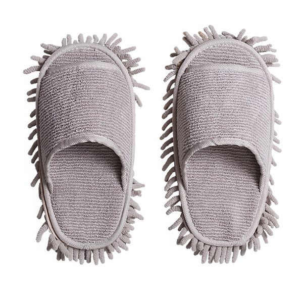 Limpieza perezosa Limpiador de pies Zapatos Mop Slipper Misceláneas Microfibra Suave Zapatos usables Piso de baño Cubierta para polvo Herramientas de limpieza para el hogar WLL1292