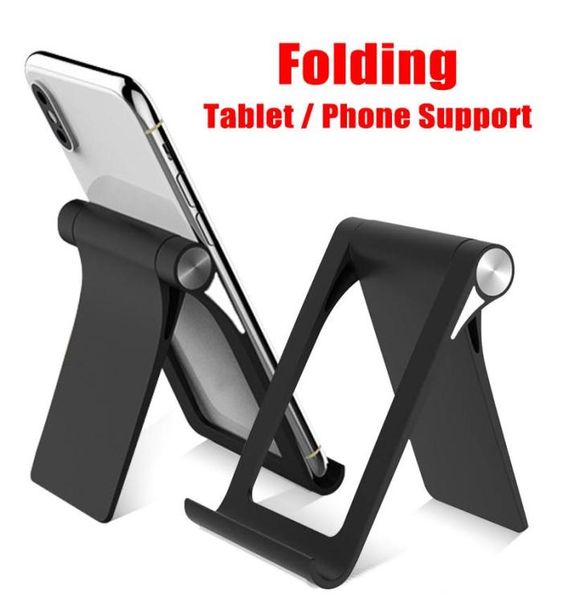 Soporte para teléfono con video plegable Lazy para iPhone X 8 XS Max tabletas de escritorio Universal para teléfono móvil con paquete minorista 8932969