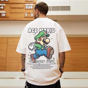 Paresseux nouveaux hommes à manches courtes à la mode été T-shirt Standard marque de mode col rond dessin animé Anime à la mode jeunesse mode