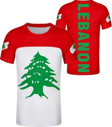 Lbn LIBANON Vlag T-shirt Vrouwen Mannen Jongens Meisjes Kinderen Zomer Mode Oneck Korte Mouw Grappige T-shirt Grafische Tees streetwear Footbal9556313