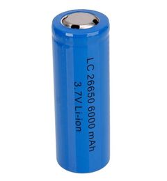 LC 26650 6000mAH 37V Batterie de lithium rechargeable Blue Blue6796393 de haute qualité