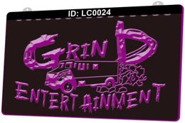 LC0024 Grind Entertainment Truck Light Sign Gravure 3D