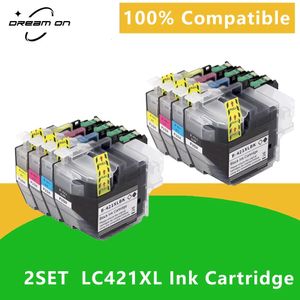 LC421XL B-LC421XL Compatibele inktcartridge LC421 421XL voor broer DCP-J1050DW MFC-J1010DW DCP-J1140DW Printer 240420