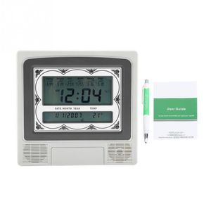 LCD Automatische Islamitische Moslim Gebed Azan Wekker Wandklok Muslim259W