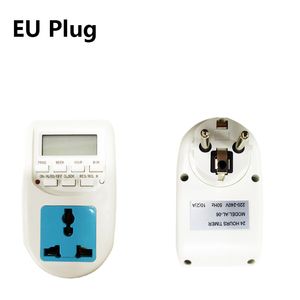 LCD Digital Programmable Timer Switch Electronic Socket Huishoudelijke apparaten voor EU UK US Home Garden -apparaten