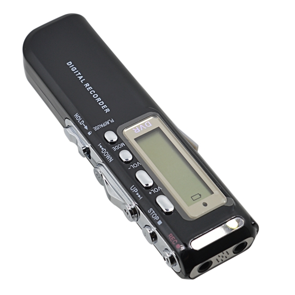 LCDデジタルボイスレコーダー4GB 8GBポータブルオーディオレコーダーサポート電話録音ペンのDictaphone MP3プレーヤー