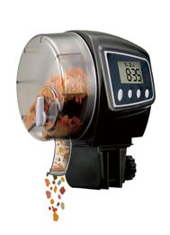 LCD exhibición de alimentación de pescado automático Aquarium Tank Food Food Temperador automático Suministros de alimentación para camarones de pescado Tortuga AF2009D3847804