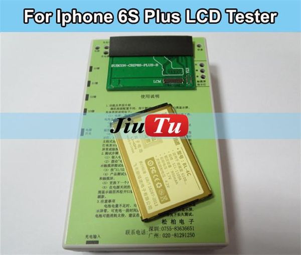 Pantalla LCD Digitalizador Panel de pantalla táctil Tester test board + batería para iphone 4 4S 5 5S 5C 6G 6 más 6S 6S plus