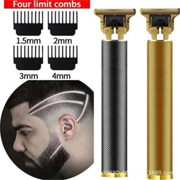 Pantalla LCD Afeitadora eléctrica Cortadora de cabello para hombres Recortadora de barba Máquina para cortar cabello recargable Afeitadora de peluquero Maquinilla de afeitar eléctrica para estilo masculino Herramienta de barbería DHL Rápido