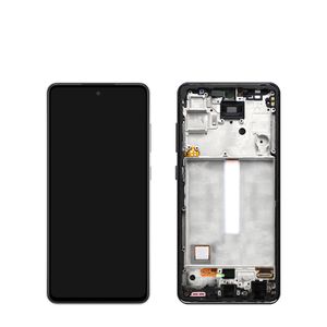 OEM -display voor Samsung Galaxy A52 4G LCD A525 AMOLED -schermpanelen Digitizer -assemblage vervanging met frame A526 5G