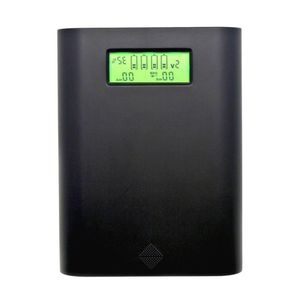 Freeshipping LCD Display Replaceable Batteries Power Bank Professional Charger For 4 Pieces 18650 Batteries Black High Quality! Cgnts