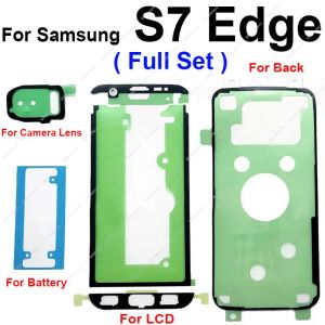 LCD Display Screen Slijm Batterij Batterijkeksel Sticker Lens Waterdichte lijmlijsten voor Samsung Galaxy S6 S6 Edge S7 S7 Edge