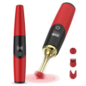 LCD Orgasm Pen Vibrateur 12 Mode vibrant G-spot femelle Clitoris Stimulator portable Masseur portable Toys sexy pour femmes 18