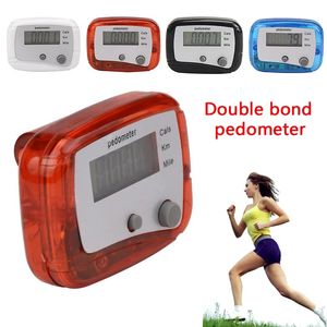 Podomètre LCD compteur de calories et de kilomètres podomètre de marche pince numérique Mini accessoire de course