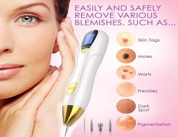 Stylo Plasma LCD pour enlever les grains de beauté, les tatouages, les taches de rousseur, les verrues, les taches foncées, pour les soins de la peau du visage, Machine9009431