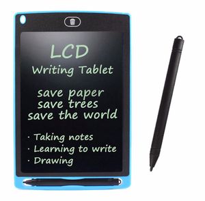 LCD Schrijven Tekening met Stylus Tablet 85quot Elektronisch Schrijftablet Digitale Tekentafel Pad voor Kinderen Kantoor retail packag2820305