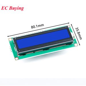 LCD1602 1602 Module LCD Écran bleu / vert jaune 1602a Affichage LED LCD PCF8574T PCF8574 IIC I2C Interface 5V pour Arduino