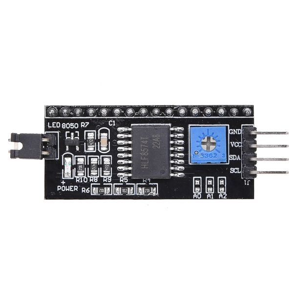 LCD1602 1602 Module LCD Écran vert / vert jaune 16x2 caractères Affichage PCF8574T PCF85744 II C I2C Interface 5V pour Arduino