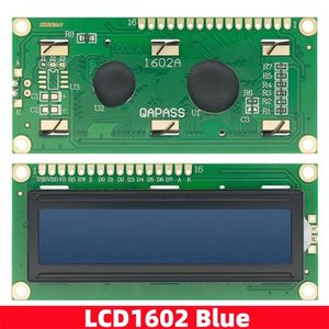 LCD1602 Module d'affichage à cristaux liquides IIC IIC INTERFACE HD44780 5V 16x2 Caractère Écran vert bleu compatible avec Arduino
