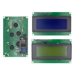 LCD2004+I2C LCD2004 20X4 2004a CARÁNEA DE PANTALLA AZUL DE VERDE LCD Módulo de adaptador de interfaz serie LCD IIC para Arduino