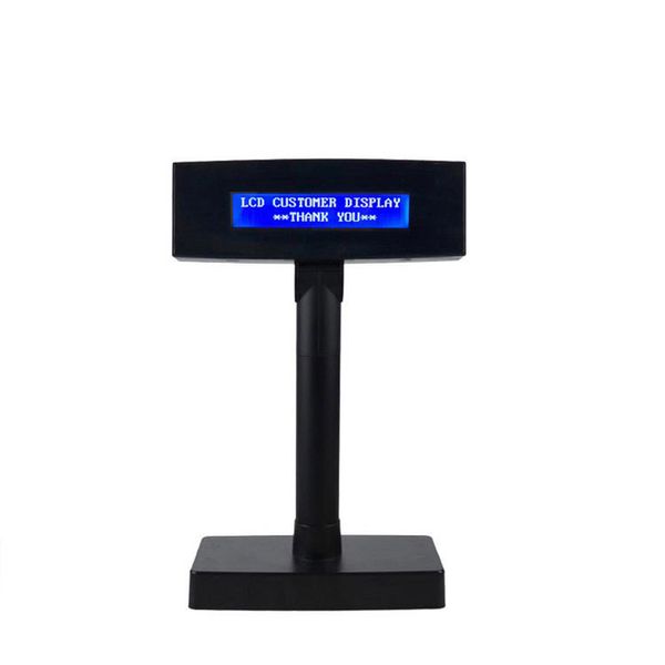 Écran LCD à petits caractères LCD210B, pour registre de point de vente, moniteur de prix, affichage client coloré blanc-bleu