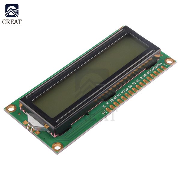 LCM1602A LCD Módulo de visualización Controlador de controlador LCD Monitor 1602 5V 16x2 Pantalla gris de caracteres para Arduino