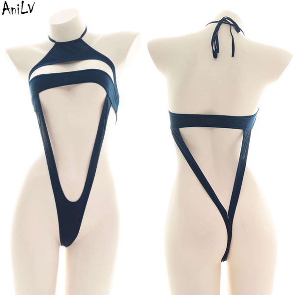 LCSP plage piscine fête fille sangle licou Bikini une pièce maillot de bain femmes Anime body maillots de bain Cosplay Costume cosplay