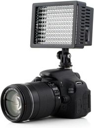 LD-160 Ultra haute puissance Dimmable 160 LED ampoule vidéo lumière de remplissage LED 5600K 16 niveaux gradation lampe de photographie pour Canon Nikon Sony appareil photo reflex numérique