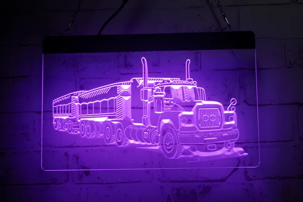 LD2805 LED Strip Lights Sign City Trailer Heavy Truck Gravure 3D Free Design Wholesale Retail