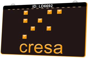 LD6692 Cresa Logo gravure 3D panneau lumineux LED vente en gros et au détail