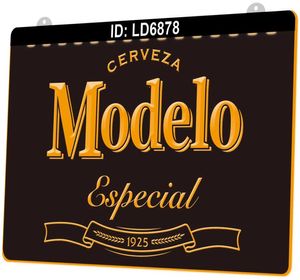 LD6878 Modelo Especial Beer 3D-gravure LED-lichtbord Hele detailhandel4312841