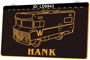 Panneau lumineux LED avec gravure 3D, camion de camping-car Hank LD6943, vente en gros et au détail