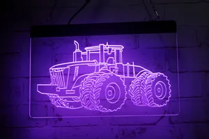 Bande lumineuse LED LD8006, signe de tracteur, gravure 3D, conception gratuite, vente en gros et au détail
