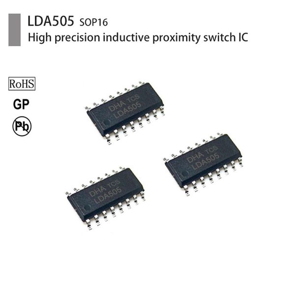 Lda505 Sop16 IC pour détecteurs de proximité inductifs avec protection contre les courts-circuits TCA505bg261C