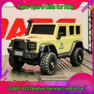 LDARC X43 RTR/BNR 1/43 Crawler turbo RC auto 4WD Afstandsbediening mini klimmen indoor racevoertuig Speelgoed off roader voor kinderen volwassen 240122