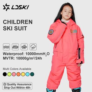 LDSKI enfant combinaison de Ski combinaison imperméable coupe-vent respirant chaud enfants hiver Sport de plein air Snowboard garçon fille costume 240122