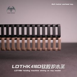 LDTHK416DTD zacht rubber beschermende houten strip Jinming J8J9 visgraat geleiderail 20-22mm universele speelgoed accessoire