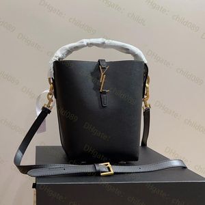 LE 37 Women Fashion Designer Bucket Bag Plain Classic Handtassen PU Letter Schoudertas Dagelijkse capaciteit Tote Bags Meerdere maten beschikbaar