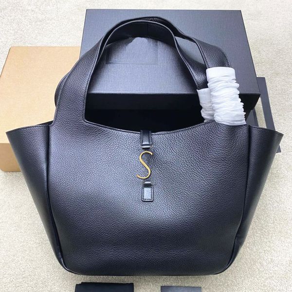 Sac de créateur noir 10a sac Hobo Bodet pour homme Luxury Shopper Handbag Sac à épaule Miroir Miroir Aaisse en cuir de qualité