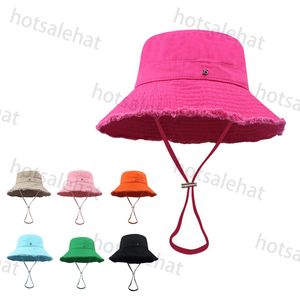 Le Bob Designer Bucket Hat Wide Brim Casquette Luxe Designer Hats pour hommes Cap effilochée multicolore Gorras Beach Summer Womens Designer Cap Cappelli MZ02 C23