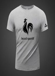 Le Coq Sportif Zomer Klassiek T-shirt met korte mouwen Plus Los vet Mannelijk Veelzijdig Sport Half4883453