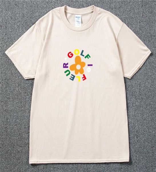 Le Fleur Flower Tee Vote Igor Tyler The Creator Skate Camiseta Algodón Men Swag casual Hip Hop3260700