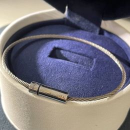 Le Gramme Armband Kabel Touw voor Man Vrouwen 7g 925 Sterling Zilver Luxe Sieraden Paar Franse Parijs Stijl 240220