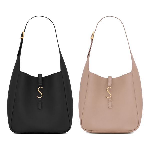 Le5a7 City Sac à bandoulière en cuir véritable Grand sac fourre-tout pour femme Sac à main pour homme Portefeuilles Bandoulière Hobo Seau Lage Shopper Lady Embrayage