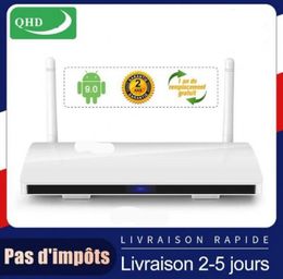 Leadcool Android tv box 9.0 Amlogic S905W 1GB 8GB 2.4G sans fil WiFi 4K 1080P FHD H.265 France Smart android tv boitier