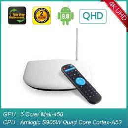 Leadcool Q1304 Set Top Box 2.4G Wifi Android 9.0 media Box HD 2.0 S905W Quad Core 1G 8G 2G 16G Reproductor multimedia qhdtv Smart TV Box