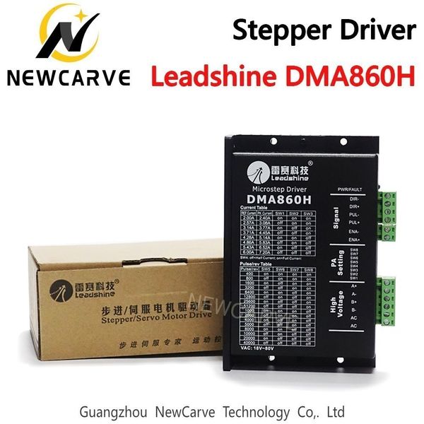 Leadshine DMA860h controlador DC 24-80V Para 2-fase Nema34 NEMA42 del motor de pasos Newcarve