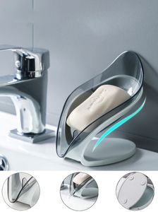 Porte-savon en forme de feuille porte-vidange salle de bain support de douche plateau de rangement fournitures de salle de bain